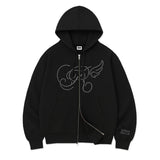 【limited price】R DOT WING OVER FIT 2-WAY ZIP-UP (2color) 