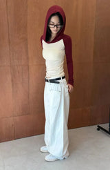 RIVET SEAM WIDE PANTS