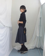 ruffle frill checkered short shirt