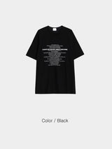ハブドーンアレタリング半袖Tシャツ 3C