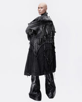 005 CHAOS DREAM DENIM TRENCH COAT