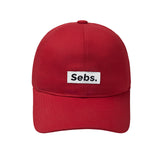 Sebs. オリジナルボールキャップ / レッド