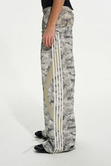 Camo Wide Leg Track Pants