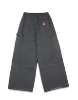 Damage wide work pants