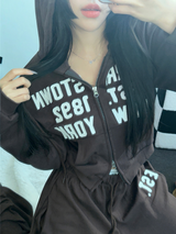 ストリートパッチワイドパンツ 🤎🤍🖤3COLOR