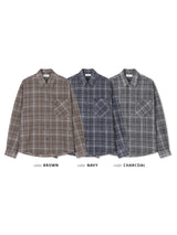 Ant check long sleeve shirt