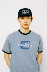 ヘブン5リンガーTシャツ - グレー