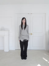 long boots-cut pants