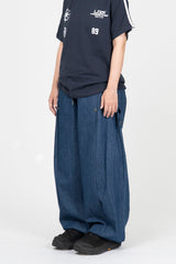 Pote Snap Denim Balloon Pants