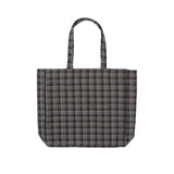 Check eyelet shopper bag 005
