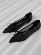 1209 Mesh Stiletto Flat Shoes (3 cm)