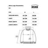 Alien Logo Sweatshirt Orange