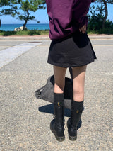 Rush Wrap Layered Short Skort (2c)
