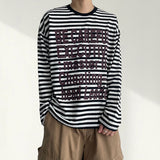 Urf Color-Block Striped Long Sleeve T-Shirt (3 colors)