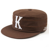 kv pillbox cap brown