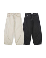 (UNISEX) カーブ ノンフェード デニムパンツ