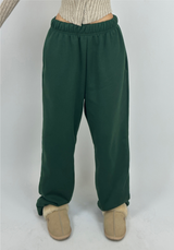 (FLEECE VER./SUPER DEAL👍🏻) 6 COLORS THICK EFFORTLESS CHIC FLEECE FLEECE-LINED TRAINING PANTS