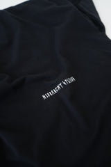Hierarchy Studios - ルーンワイドロゴオーバーサイズTシャツ ブラック
