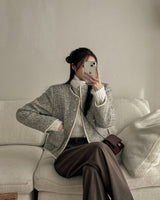 Wool tweed jacket