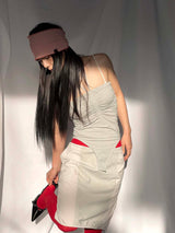 STRIPE HAIR BAND / ORANGE