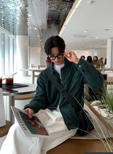 エイデン 401 コットン ラウンドトップ ワイドパンツ