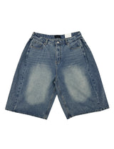 No.1191 side tuck bermuda denim SHORTS (3color)