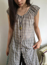 Nico Antique Vintage Gemstone Long Necklace