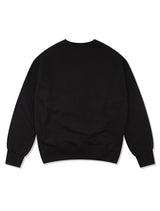 UNISEX Rose Embossedブラウス レギュラーフィット スウェットシャツ ブラック (FCF1TS328M)