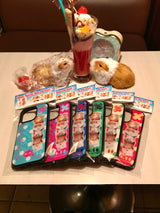 G!N!ギニア フレンズ ケース ネイビー グラス バンパー