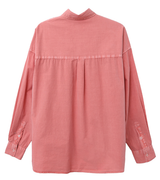 Glass Pigment Basic Cotton Shirt