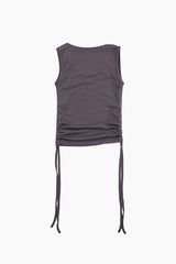 Lumi side shirring sleeveless