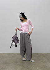 [MADE] クチディープVネックスリーブレスT
