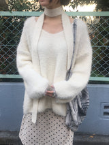 dot corduroy skirt