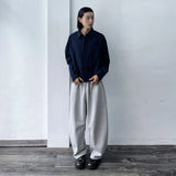 Dark Grid Relaxed Shirt