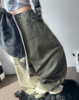 Rabbit Pigment Washed Balloon Long Pants 2 SIZE 3 COLORS 