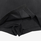 Leani Side Slit Wool Skirt (Belt Set)