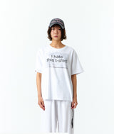アイヘイトディスTシャツ (WHITE)