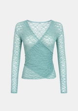 Noria Sheer Lace Tee