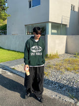 ビッグポケットバルーンカーゴデニムパンツ　２色