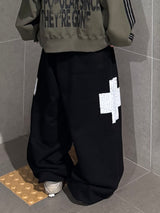 crack cross jogger pants