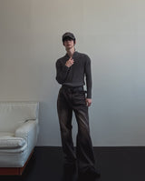 Cardis Laser Flare Denim Pants