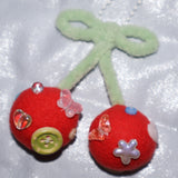 【MADE】BEADS CHERRY KEYRING