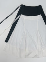 Zico Nylon Pintuck Midi Skirt