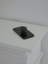 [MADE] ブラックフラワースマホグリップ