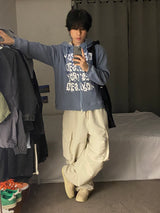 デイリーカーゴストリングバルーンワイドパンツ 3C