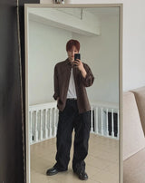 Larson Washed Multi-Pocket Wide Cargo Pants