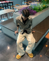 Deep Dyeing Incision Pants
