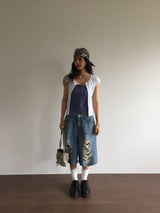 Mer knit short sleeve  (4color)