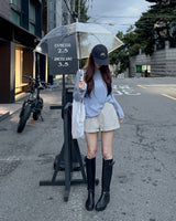 カレン バンディング ショートパンツ