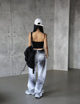 [UNISEX] Dirty Painting Wide Pants